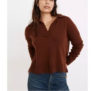 Madewell Davie V-Neck Sweater Relaxed Fit